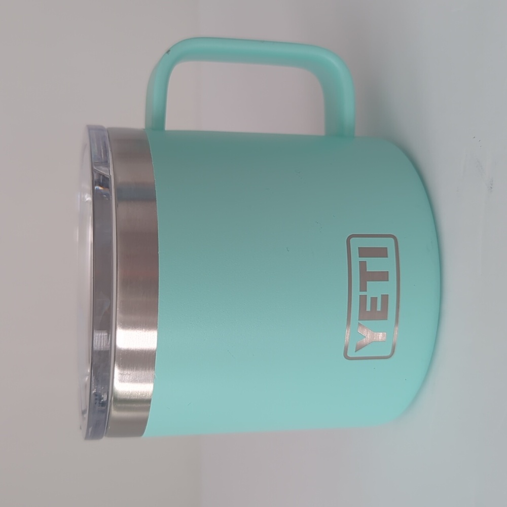 Yeti Rambler 14 oz Mug with Standard Lid Seafoam Green
